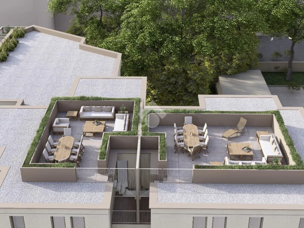 Vue aérienne - Attico with Private Solarium in Sorbolo