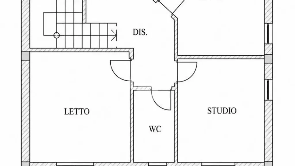 Plan - New Villa with Terrace in Luzzi