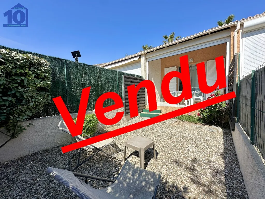 Terrasse - Pavillon avec Piscine à Valras-Plage