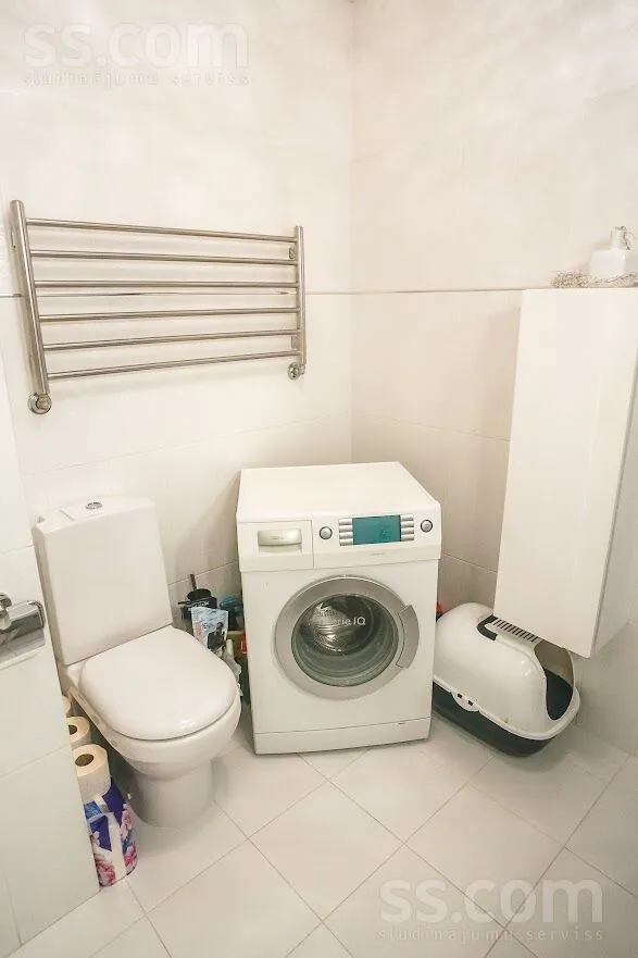 Buanderie - 5-Bedroom Apartment with River View in Salaspils
