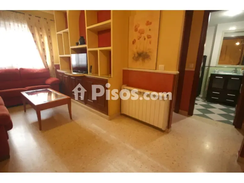 Living Room - Apartment with Private Garage in Ciudad Jardín