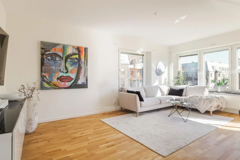 Séjour - Apartment with Balcony in Övre Vasastaden, Linköping
