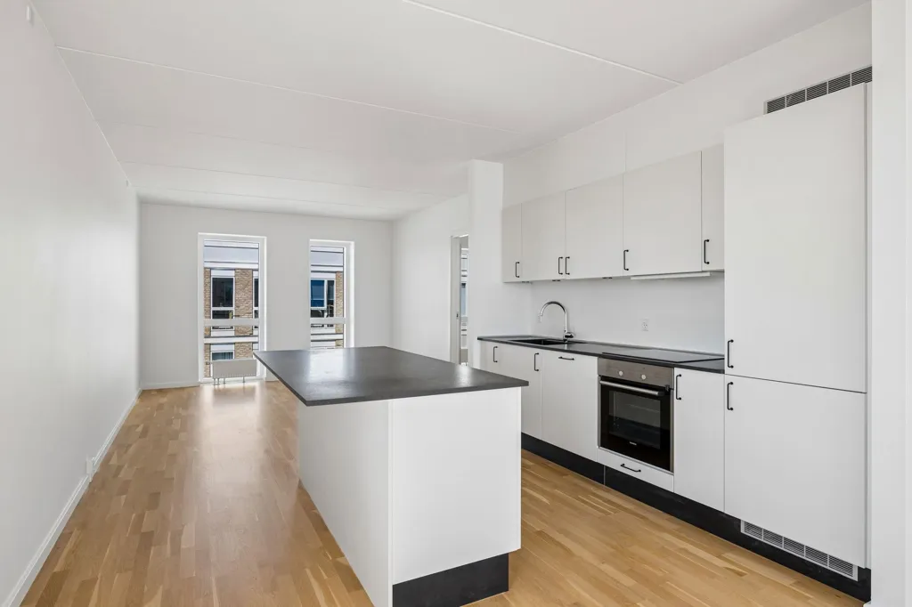 Köök - Apartment with Sea View in Copenhagen S