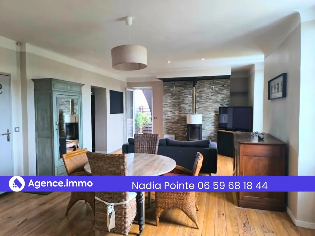 Salle à manger - Appartement avec Terrasse et Garage à Limendous