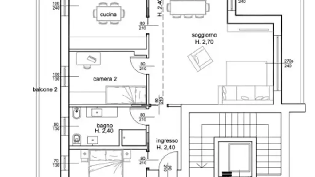 Plaan - Modern Apartment with Solar Autonomy in Cinisello Balsamo