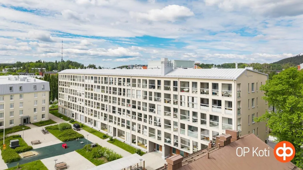 Vue aérienne - Modern Flats with Balcony in Kuopio