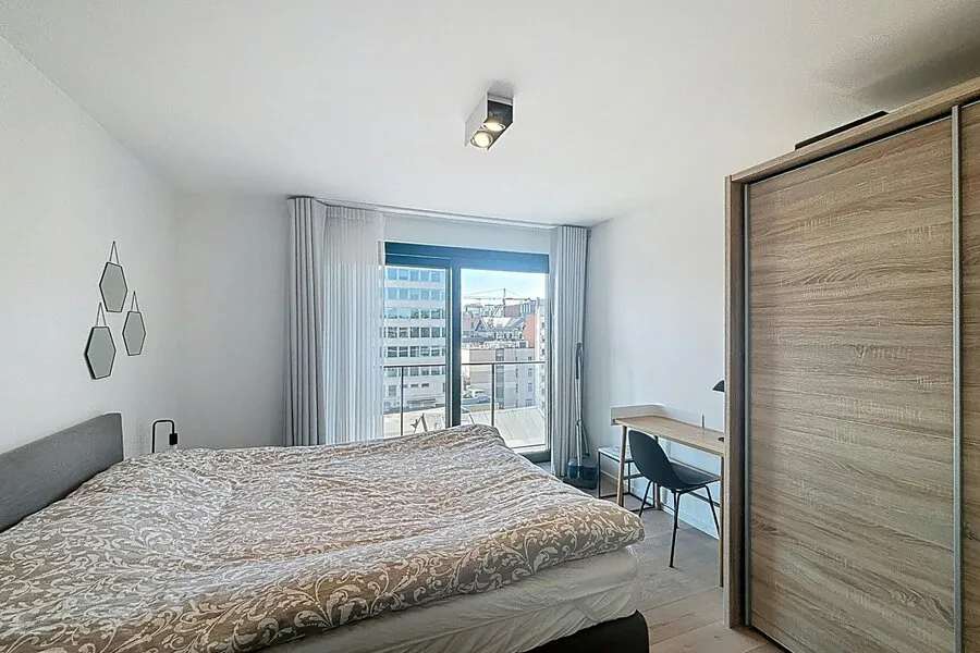 Chambres - Appartement Meublé avec Terrasse à Bruxelles