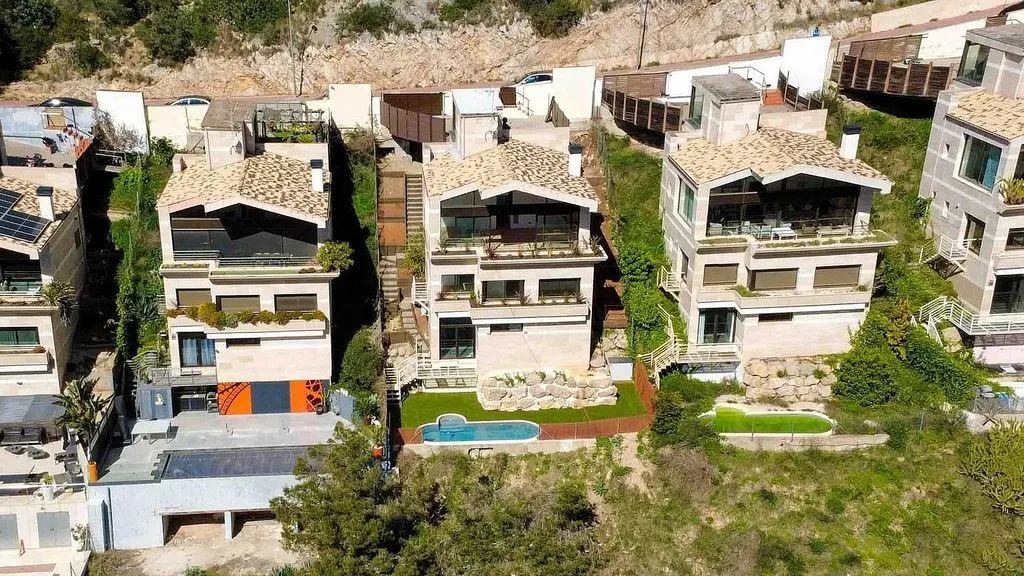 Õhuvaade - Luxury House with Sea View in Sitges