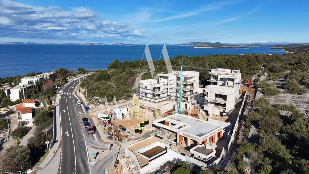 Õhuvaade - Modern Apartment with Private Garden in Primošten