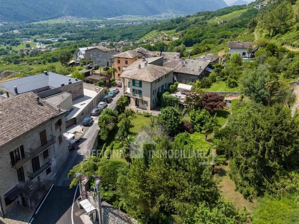 Vue aérienne - Luxury Villa with Garden in Sondrio