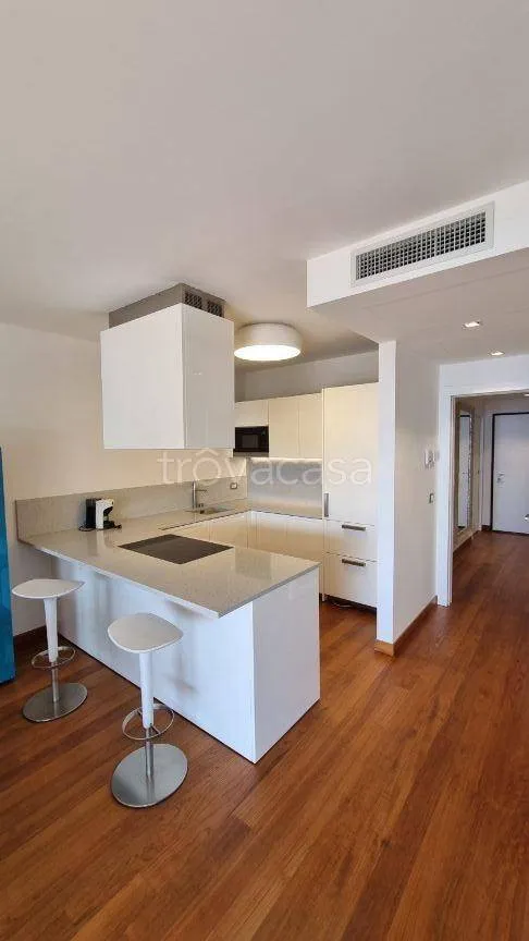 Kitchen - Penthouse with Sea View in Duino Aurisina