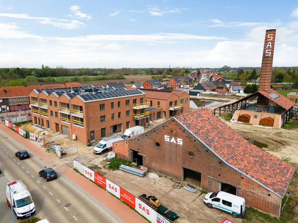 Vue aérienne - Appartement Historique avec Parc à Rijkevorsel