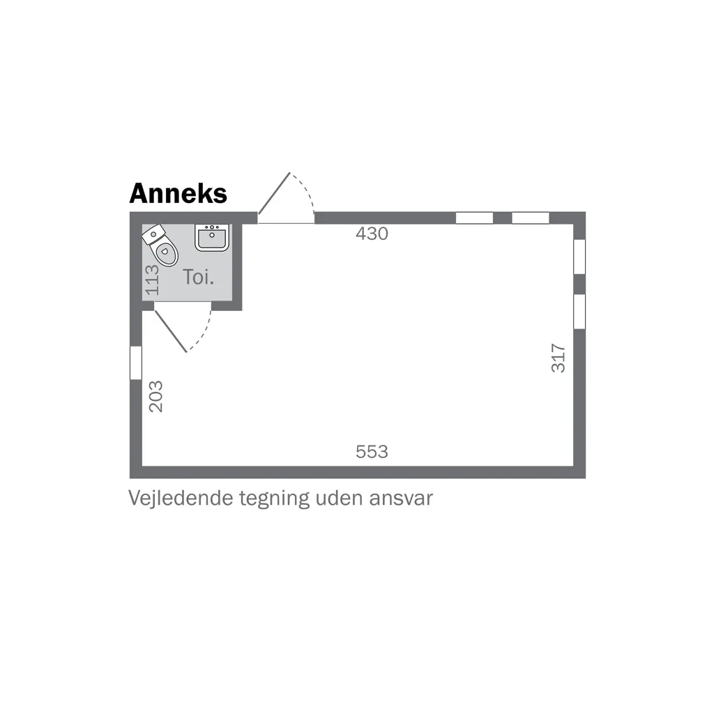 Floor Plan - Rural Villa with Large Garden in Agerskov
