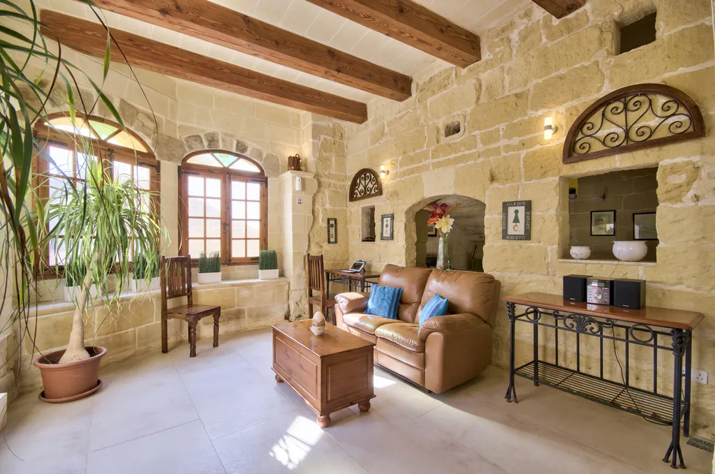 Soggiorno - Casa con 4 camere a Gharb