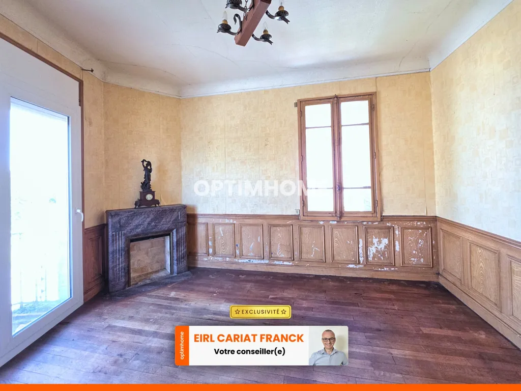 Séjour - Maison en Pierre à Rénover avec Terrain à La Souterraine