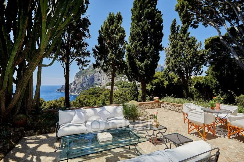 Terrasse - Caprese-Style Villa with Sea View in Capri