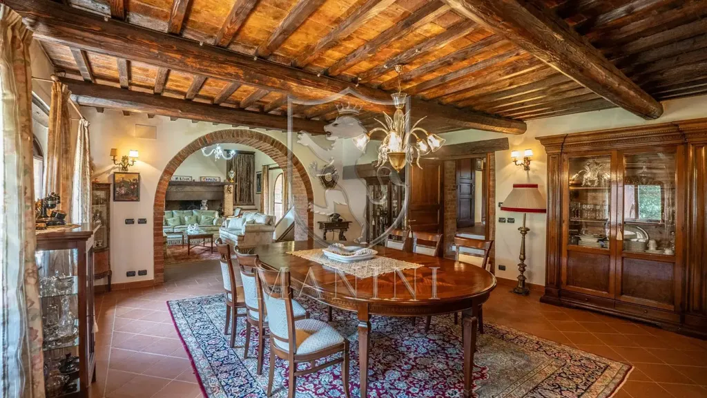 Salle à manger - Historic Castle with Garden in Sinalunga