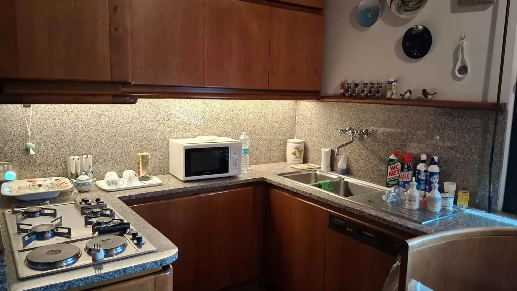 Cuisine - Twin-Unit Apartment with Garden in Florence