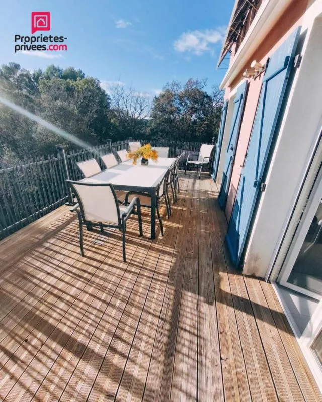 Terrasse - Maison Moderne avec Piscine à Vidauban
