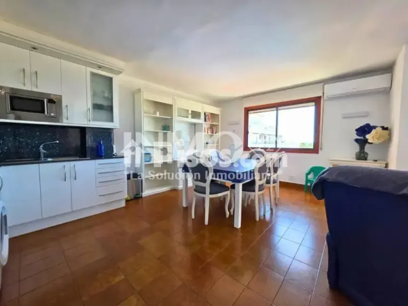 Köök - Seafront Apartment with Pool in Cambrils