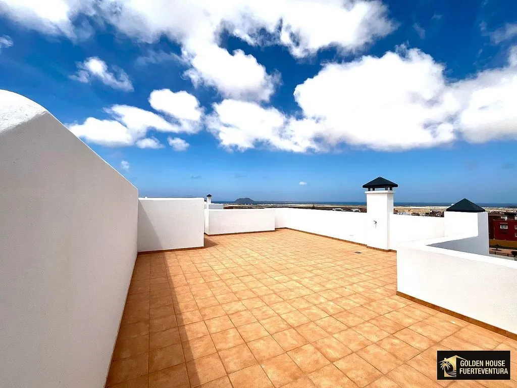 Terrasse - Penthouse with Sea Views in La Oliva