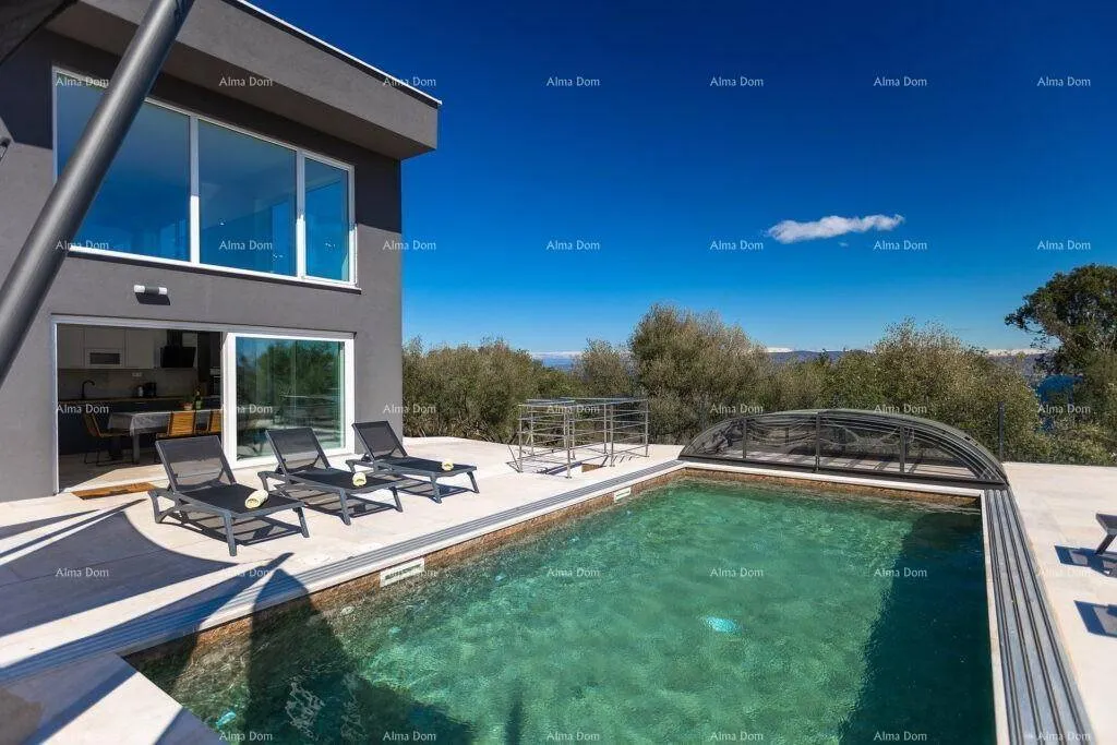 Piscina - New Villa with Pool near Labin