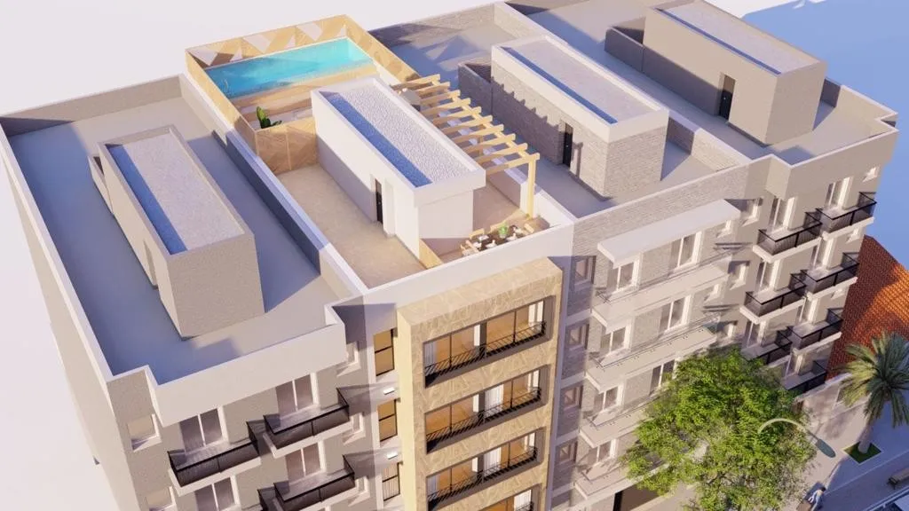 Õhuvaade - Plot with Construction Project in El Altet