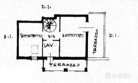 Plan - Penthouse with Panoramic View in Regina Pacis