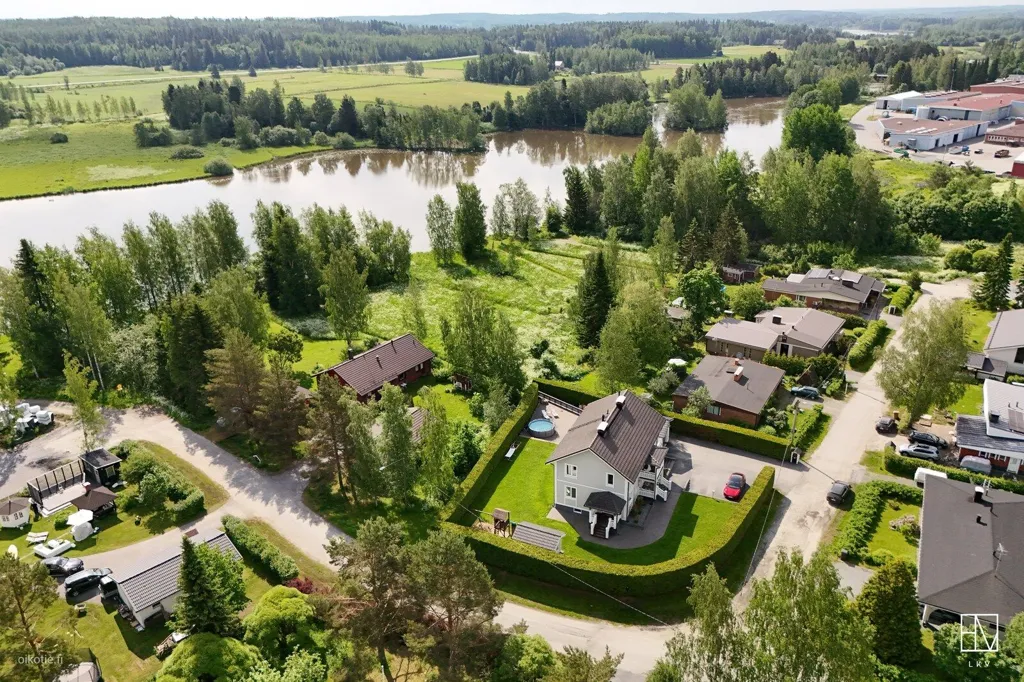 Vue aérienne - Converted Loft with Sauna in Lempäälä