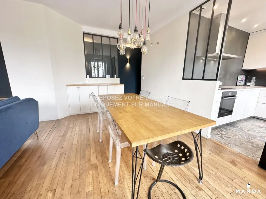 Dining Room - Duplex Flat with Balcony in Ivry-sur-Seine