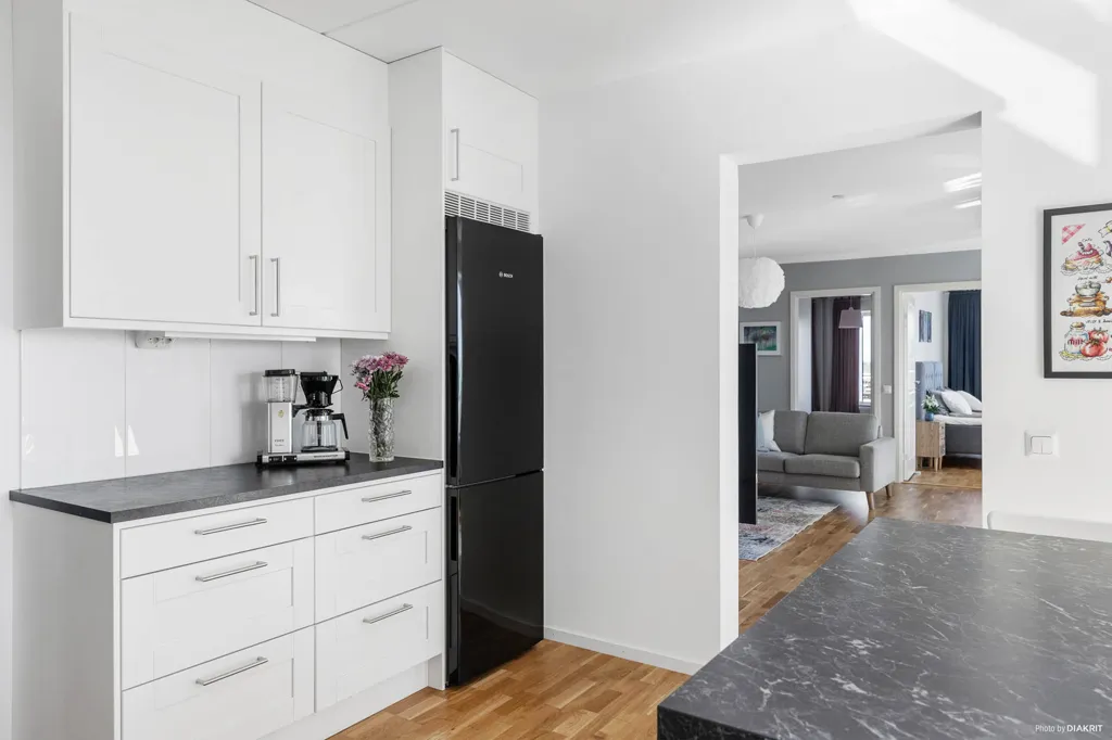 Cucina - Modern Apartment with Panoramic View in Kista Tower