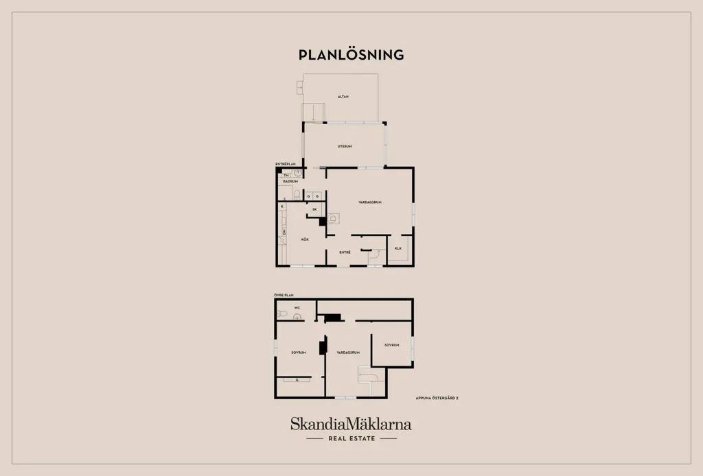3-toaline maja asukohas Mjölby kommun