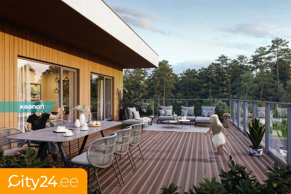 Terrasse - Penthouse with Large Terrace in Nõmme
