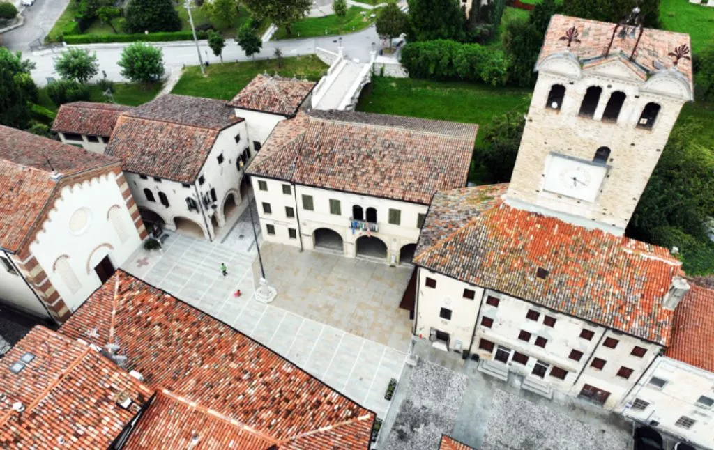 Õhuvaade - Historic Villa in Medieval Portobuffolè, Veneto