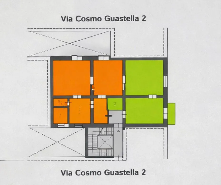 Plan - Apartment with Sea View in Palermo