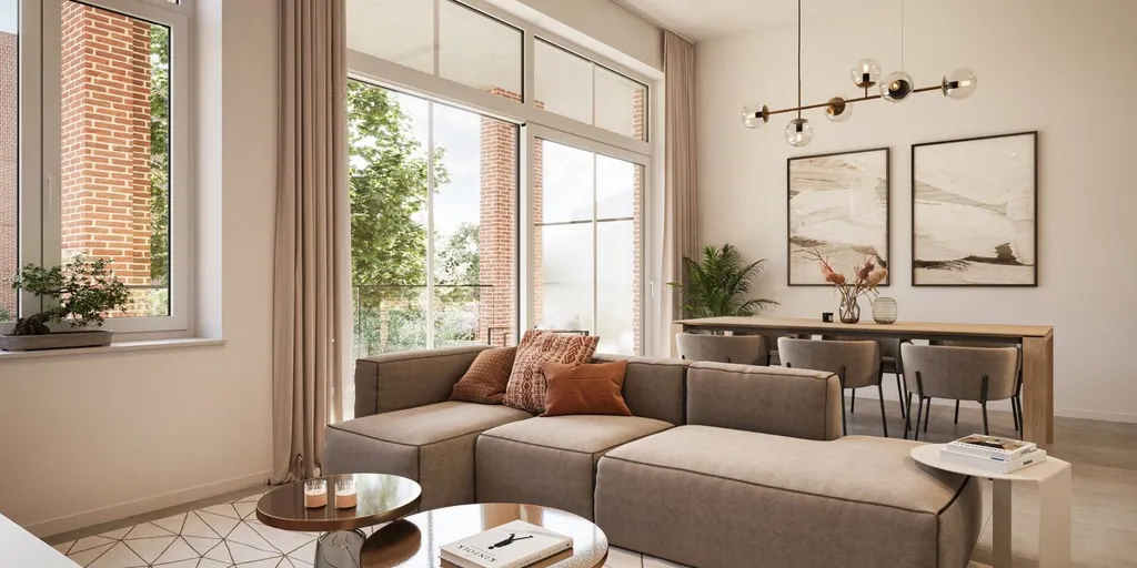 Séjour - Appartement Neuf avec 3 Chambres à Berlaar