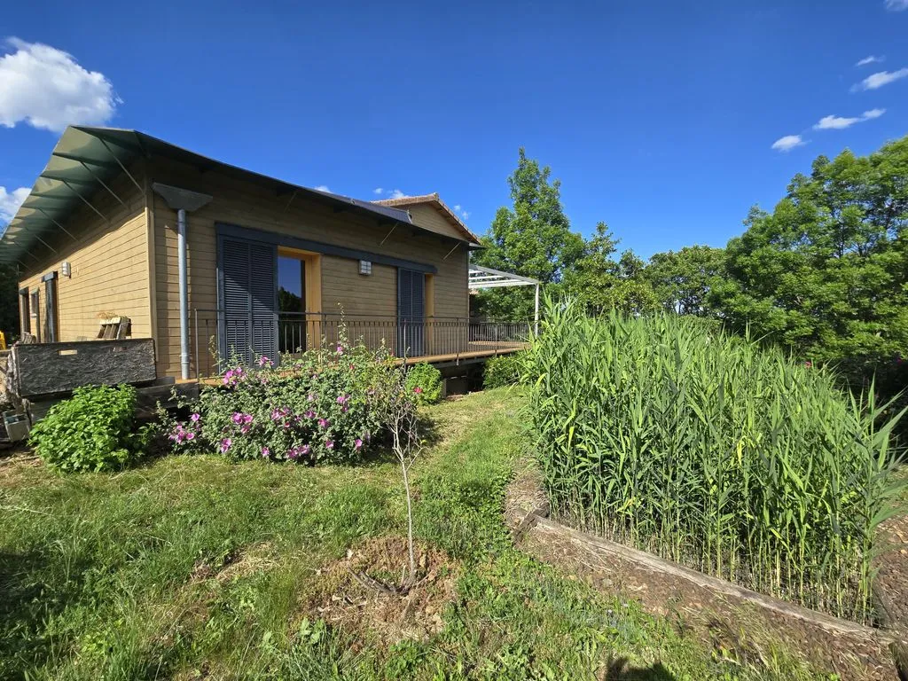 Aed - Contemporary Timber Frame House with Terraces in Vinezac