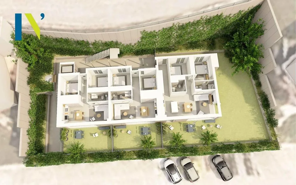 Vue aérienne - Luxury Apartment with Pool in Tamariu
