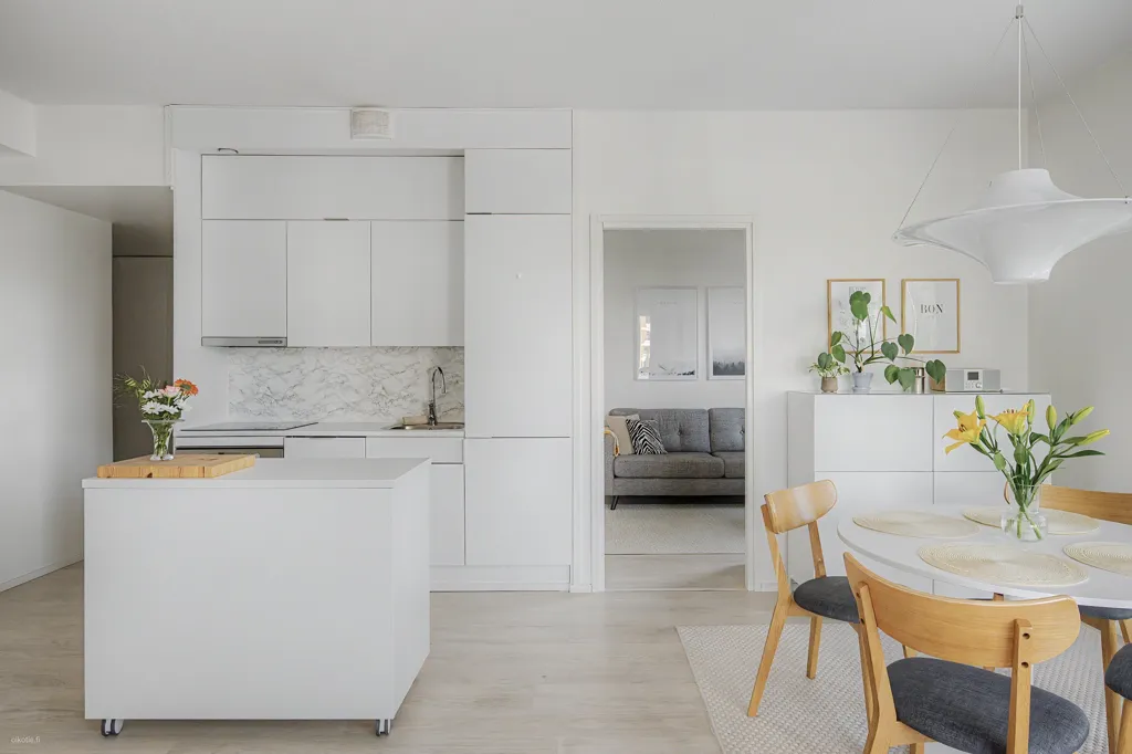 Cuisine - Apartment with Garden in Vantaa