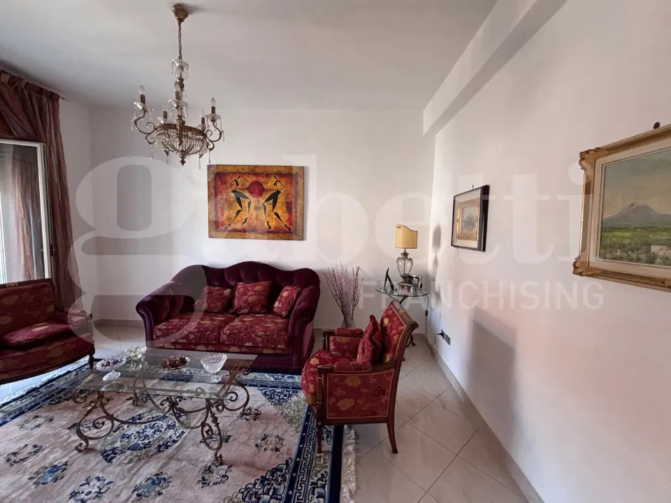 Séjour - Apartment with Balconies in Central Naples
