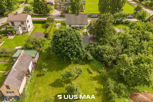 Aerial - Traditional Cottage with Garden in Valga