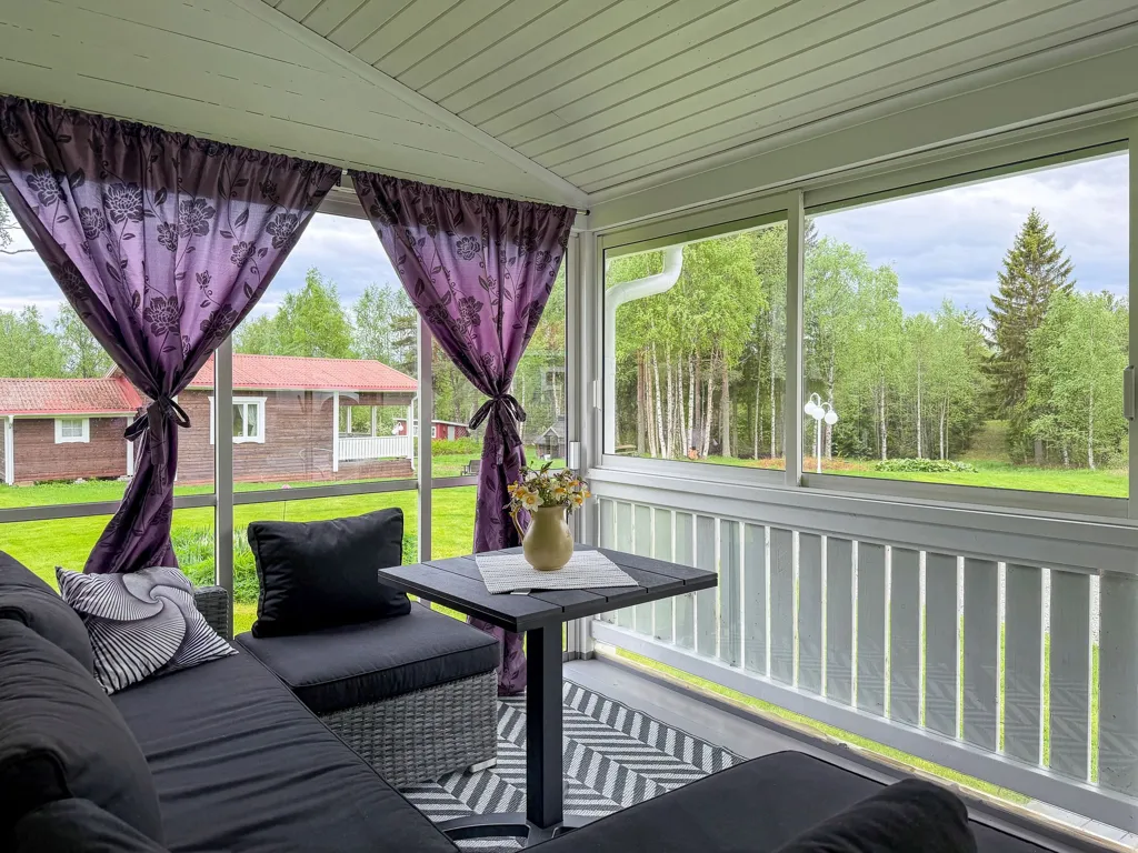 Terrasse - Strand-adjacent Farmstead with Three Cottages in Västerbotten