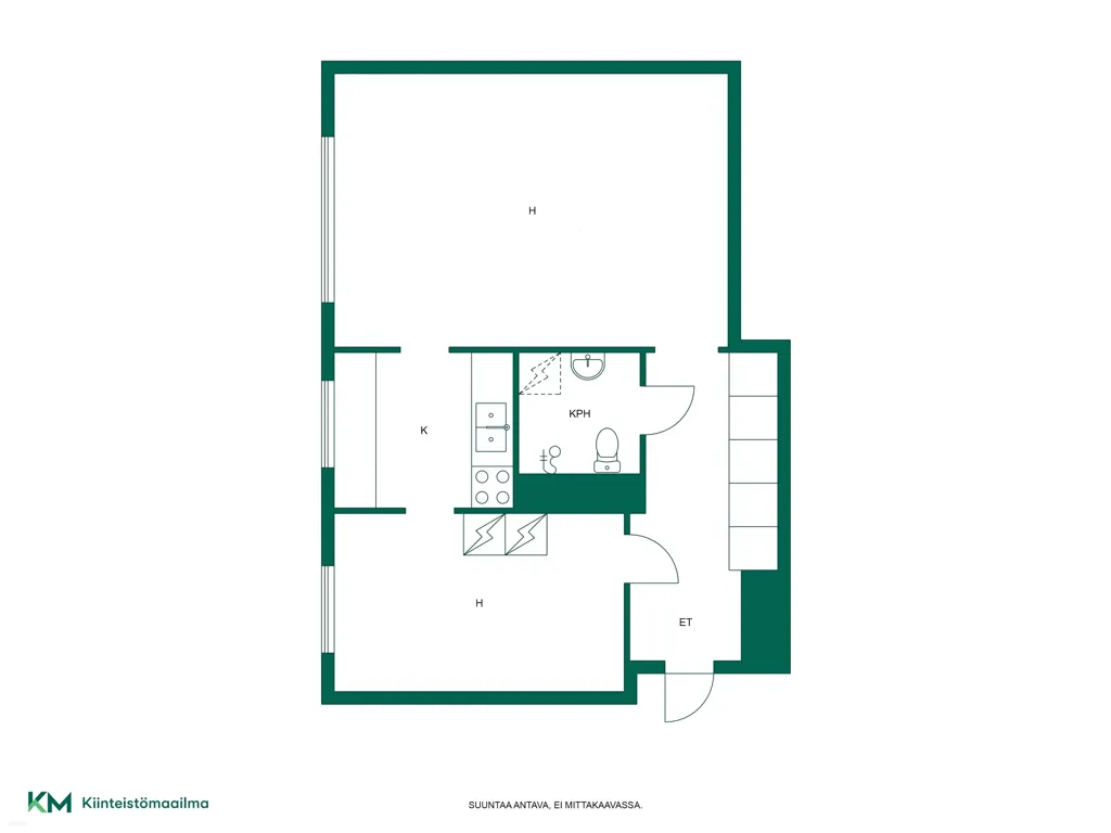 Planimetria - Two-Storey Duplex in Central Location
