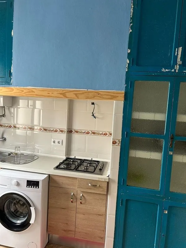 Köök - Furnished Studio with Balcony in Murcia Centre