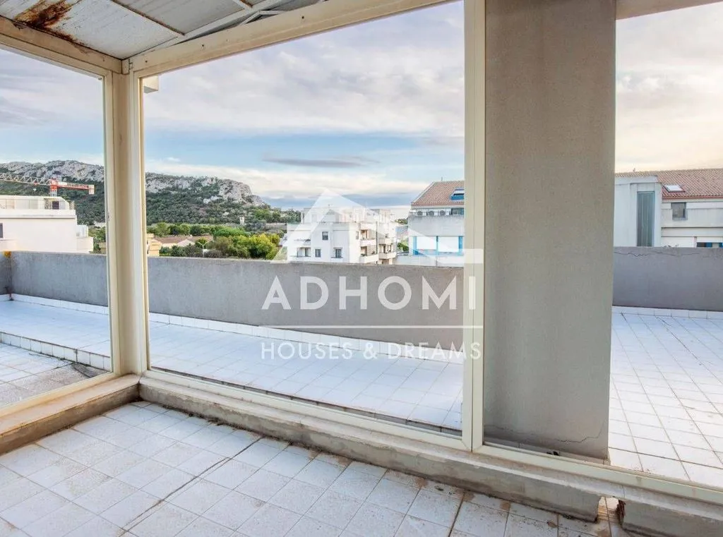 Balcon - Penthouse with Sea View in Cagliari