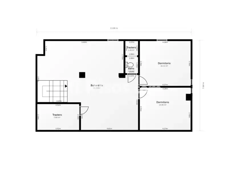 Floor Plan - Stone Cottage with Character in Entrambasaguas