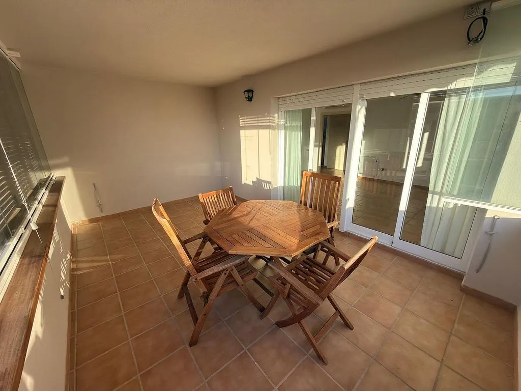 Terrasse - Apartment with Pool in Calabardina-Cope