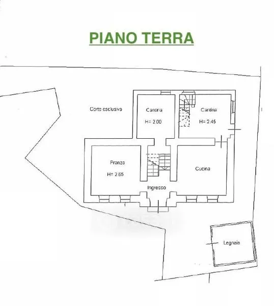 Planimetria - Panoramic Villa with Garden in Paularo