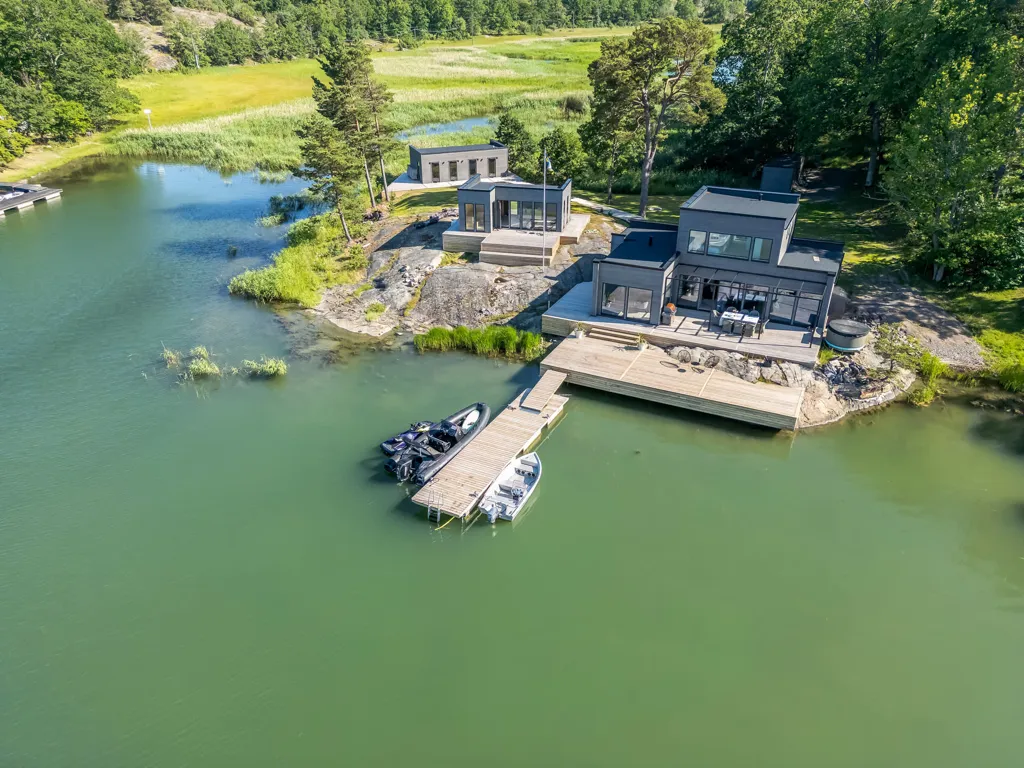 Õhuvaade - Modern Seafront Villa in Söderköping