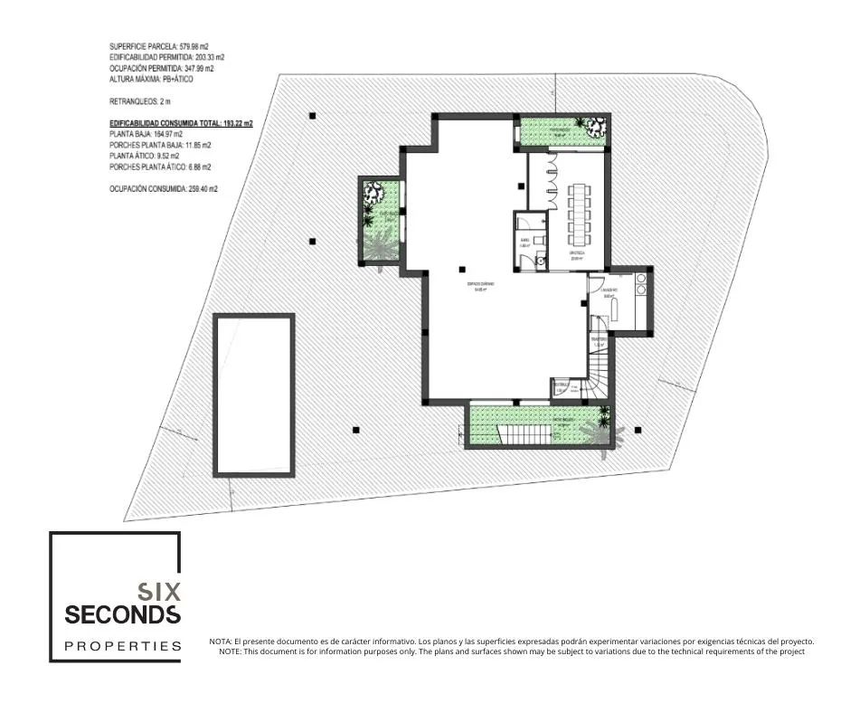 Plan - Luxury Villa with Private Pool in Santa Rosalía